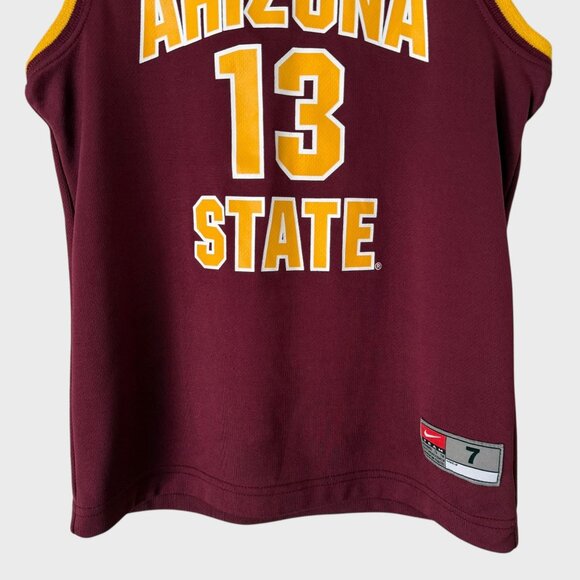 Nike Arizona State Sun Devils #13 Basketball Jersey Youth Size 7 NCAA ASU Sports - Picture 6 of 11